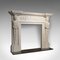 Large Neoclassical English Marble Fireplace, 2000s 2
