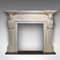 Large Neoclassical English Marble Fireplace, 2000s 1