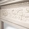Large Neoclassical English Marble Fireplace, 2000s, Image 8