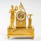 Antique Restoration Period Gilt Bronze Pendulum Clock 9