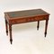 Antique Victorian Leather Top Writing Desk, Image 3