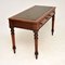 Antique Victorian Leather Top Writing Desk 9