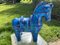 Blue Horse by Aldo Londi for Bitossi, 1960s 1