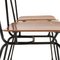 Geschwungene Stühle aus Schichtholz & Metall, 1950er, 2er Set 10