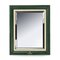 20th Century Green Leather Mirror by Rolex for Rolex, 1980s, Image 1