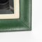 Espejo de cuero verde de Rolex para Rolex, años 80, Imagen 3