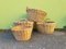 Wicker Baskets, 1920s, Set of 4 2