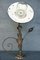 Large Antique Wrought Iron Outdoor Lamp 6
