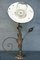 Large Antique Wrought Iron Outdoor Lamp, Image 6