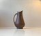 Danish Haresfur Stoneware Jug Vase from Lehmann, 1976 2