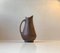 Danish Haresfur Stoneware Jug Vase from Lehmann, 1976, Image 2