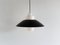 Lampe à Suspension B1033 Mid-Century Noire & Blanche de Raak, Pays-Bas, 1950s 1