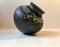 Black Nordic Fat Lava Vase by Palle Skat Nielsen, 1970s, Image 4