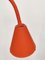 Orange Leder Stehlampe von Jacques Adnet für Valenti, 2000er 7