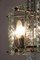 Lámpara de araña italiana de cristal de Zero Quattro, años 60, Imagen 6