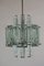 Lámpara de araña italiana de cristal de Zero Quattro, años 60, Imagen 3
