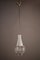 Italian Art Deco and Satin Glass Hanging Lamp, 1950s, Image 2