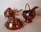 Copper Tableware Set, 1950s, Set of 3 1