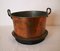 Vintage Rustic Copper Pots, Set of 2 2