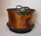Vintage Rustic Copper Pots, Set of 2 3