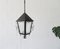 French Iron & Glass Lantern Ceiling Lamp, 1960s 7