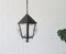 French Iron & Glass Lantern Ceiling Lamp, 1960s, Image 7