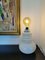 Vintage White Opaline Table Lamps, Set of 2, Image 9