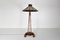 Lampadaire Arc Vintage en Bois de Palmier 2