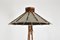 Lampadaire Arc Vintage en Bois de Palmier 6