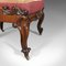 Chaise d'Allaitement Antique en Noyer, Angleterre, 1840s 9