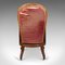 Antique English Walnut Nursing Chair, 1840s, Image 4