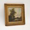 Antique Landscape Oil Painting in Gilt Wood Frame 2