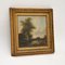 Peinture à l'Huile Paysage Antique en Bois Doré 2