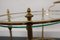 French Brass & Glass Bar Cart / Trolley with Removable Tray, 1950s, Image 2