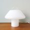 Opaline Glass Mushroom Table Lamp from Venini, 1960s, Image 1