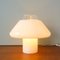 Lampe de Bureau Mushroom en Verre Opalin de Venini, 1960s 2