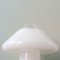 Opaline Glass Mushroom Table Lamp from Venini, 1960s, Image 7