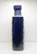 Vintage Blue Sand and Beige Glazed Ceramic Zig Zag Vase from Scheurich 6