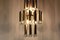Brass and Glass Ceiling Lamp in the Style of Gaetano Sciolari, 1979, Image 6