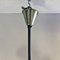 Italian Brass & Glass 5-Arm Table Lamp, 1950s 12