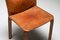 Vintage Cognac CAB Chairs by Mario Bellini for Cassina, Set of 4 10