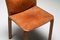 Vintage Cognac CAB Chairs by Mario Bellini for Cassina, Set of 4, Image 10