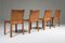 Chaises CAB Cognac Vintage par Mario Bellini pour Cassina, Set de 4 4