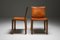 Chaises CAB Cognac Vintage par Mario Bellini pour Cassina, Set de 4 6