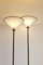 Grands Lampadaires en Laiton et Opaline de Barovier & Toso, Italie, 1980s, Set de 2 8