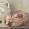 Still Life Painting, Roses and Amphora, Oil Painting on Canvas, 20th Century 3