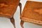 Vintage Burr Walnut Side Tables, Set of 2, Image 8