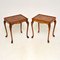 Vintage Burr Walnut Side Tables, Set of 2 1