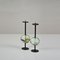 Metal & Glass Candleholders by Max Ingrand for Fontana Arte, 1950s, Set of 2 2