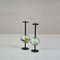 Metal & Glass Candleholders by Max Ingrand for Fontana Arte, 1950s, Set of 2, Image 2